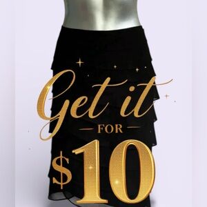 💲🔟Add-On 💎Women’s Vintage Chiffon  Skirt